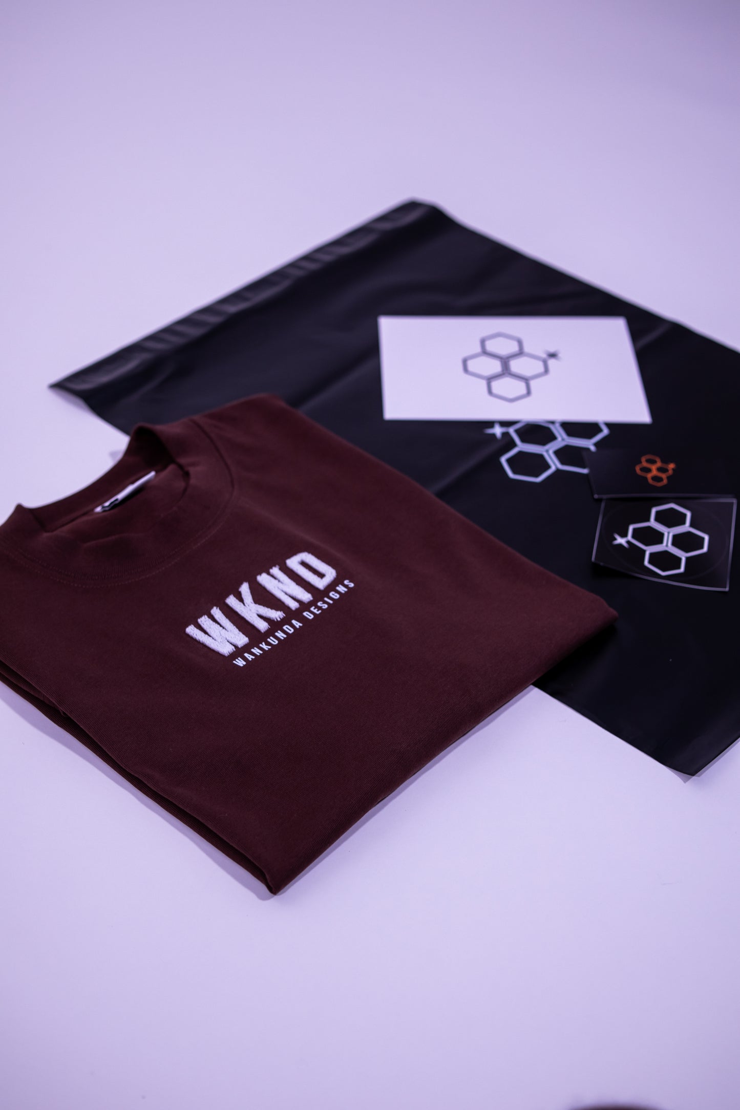 Flock Embroidery Logo T-Shirt