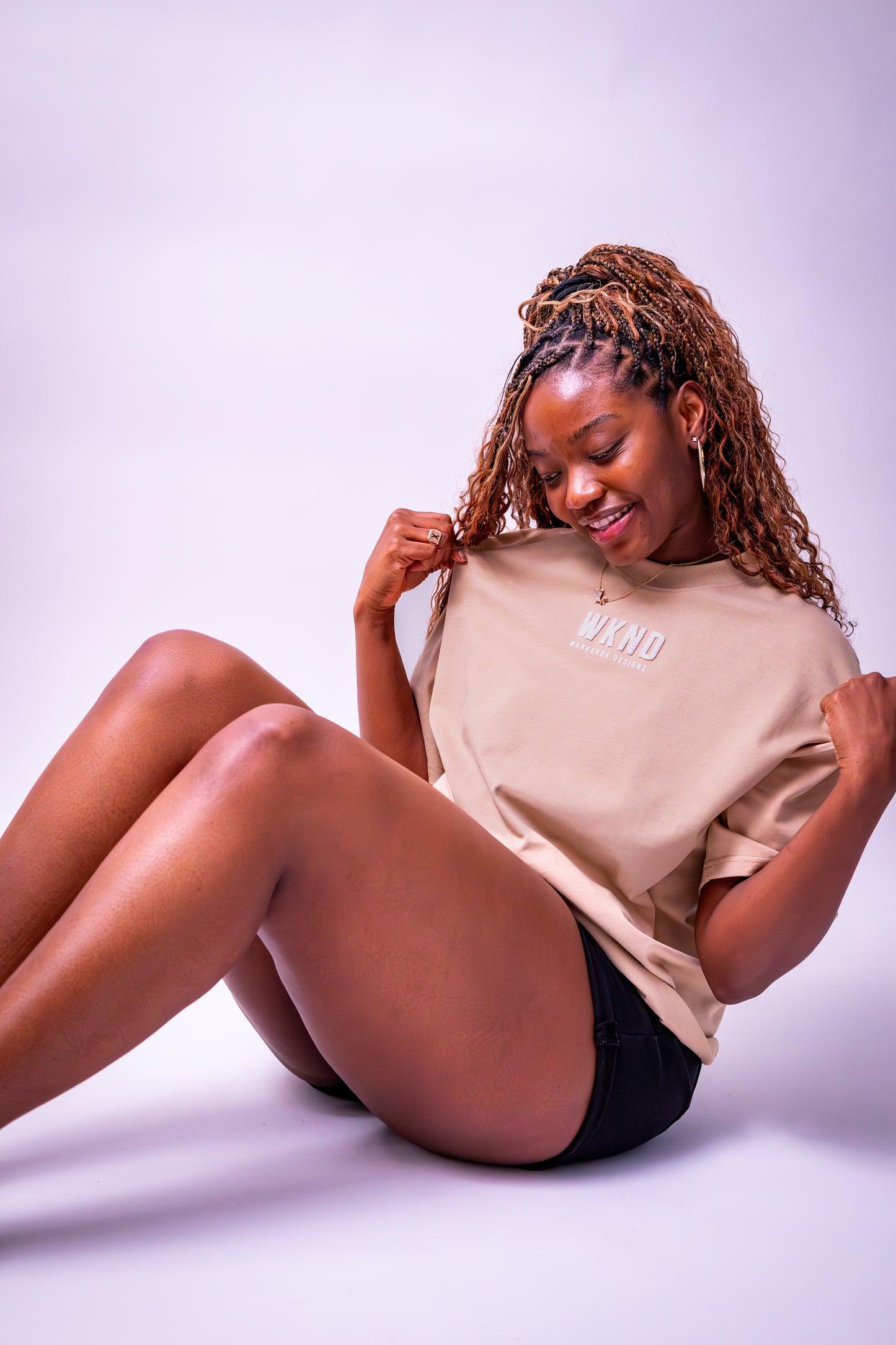 Flock Embroidery Logo T-Shirt