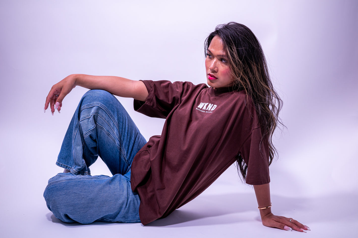 Flock Embroidery Logo T-Shirt